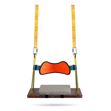 Indoor And Outdoor Children's Swing With Safety Belt And Seat Cushion