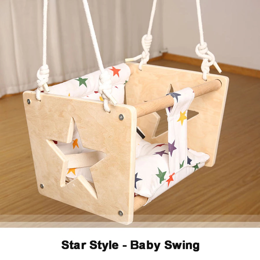 Fabric Children's Baby Swing Home Toddler Swing Toy