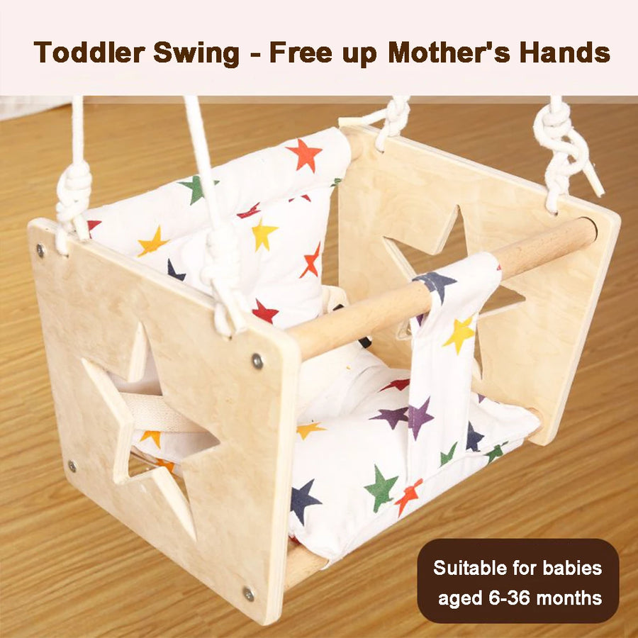 Fabric Children's Baby Swing Home Toddler Swing Toy