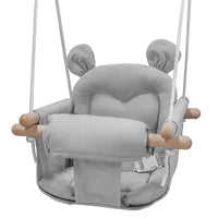 Best Newborn Swing for Indoors, Baby Swing Secure Wooden Hanging Swing Seat