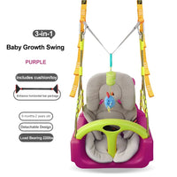 3-In-1 Growing Baby Swing Set Suitable For Babies Aged 6-24 Months