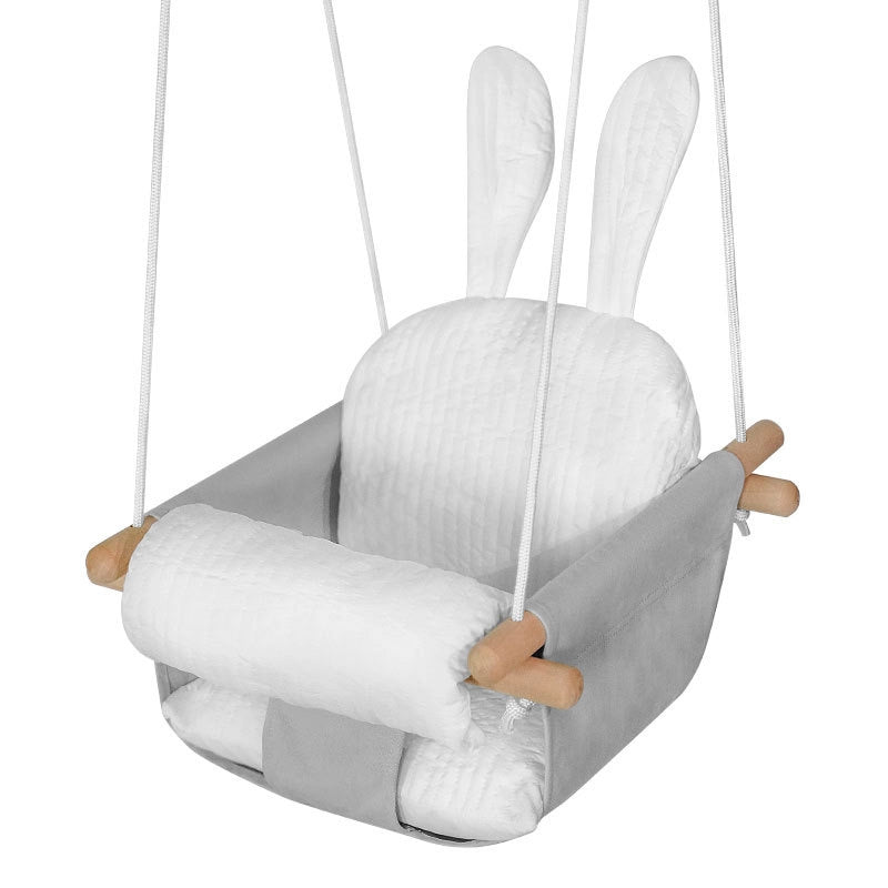 Best Newborn Swing for Indoors, Baby Swing Secure Wooden Hanging Swing Seat