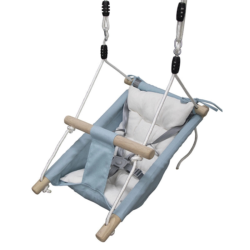 Canvas Hammock Baby Swing for Baby to Toddler,Wooden Toy,Infant Swing Indoor Gary