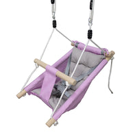 Canvas Hammock Baby Swing for Baby to Toddler,Wooden Toy,Infant Swing Indoor Gary